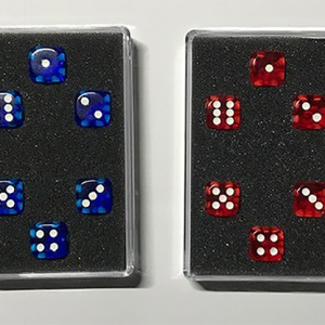 Perfect Prediction Dice Red (6 Dice) by Kreis - Trick