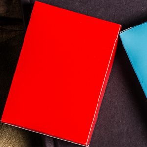 Steel Playing Cards (Red) by Bocopo