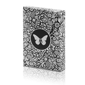 Limited Edition Butterfly Playing Cards Marked (Black and White) by Ondrej Psenicka