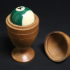 Deluxe Wooden Pool Ball Vase by Merlins Magic - Trick