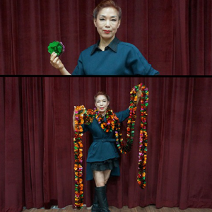 Flower Silver 10cm 8m 1ea by JL Magic - Trick