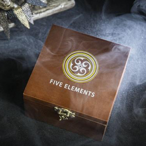 Five Elements Playing Cards Wooden Collection Set with 5 Dice by TCC