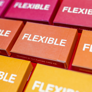 Flexible Gradient Orange Playing Cards by TCC
