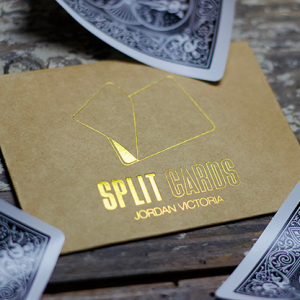 COLORED Split Cards 10 ct. (Black) by PCTC - Trick