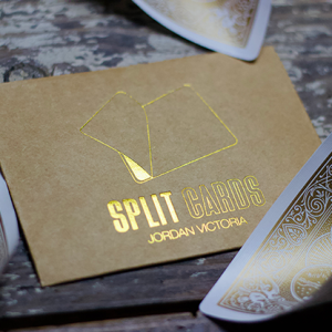 COLORED Split Cards 10 ct. (Gold) by PCTC - Trick