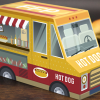 Hot Dog & Mustard Combo (Half-Brick Food Truck) Playing Cards by Fast Food Playing Cards