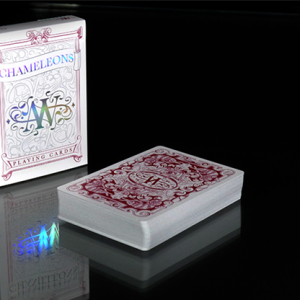 Chameleon Playing Cards (Red) by Expert Playing Cards