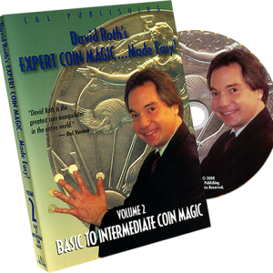 David Roth's Expert Coin Magic Made Easy Vol 2 (Intermediate to Advanced) - DVD