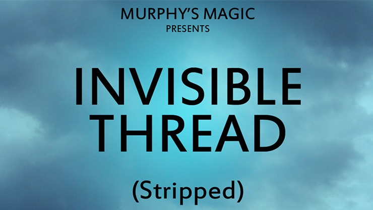 Invisible Thread Stripped (3/10 FOOT) by Murphys Magic Supplies - Trick