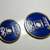 CHINESE COIN BLUE LARGE by N2G - Trick