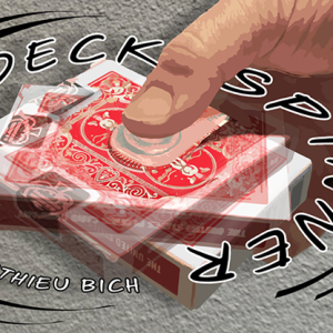 The Deck Spinner (Gimmick and Online Instructions) by Mathieu Bich - Trick