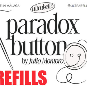 Paradox Button Refill (10 buttons + 1 envelope) by Julio Montoro and Ultrabello